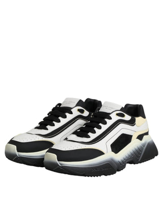 White Black Daymaster Two Tone Sneaker Shoes