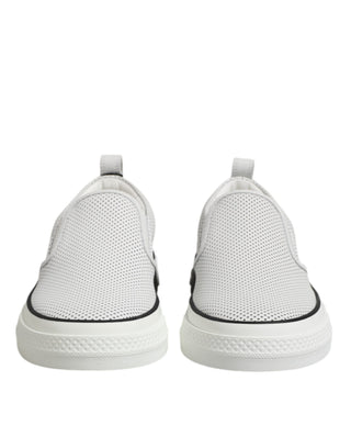 White Perforated Custom 2.Zero Sneakers Shoes
