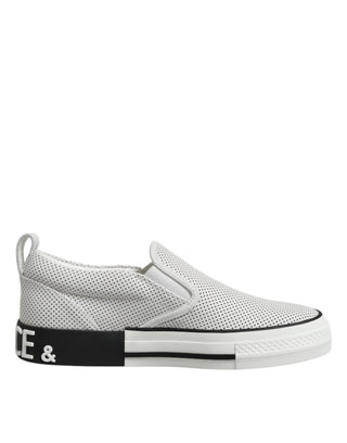 White Perforated Custom 2.Zero Sneakers Shoes