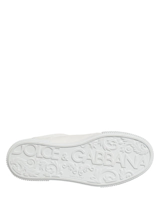 White Miami Leather Low Top Men Sneakers Shoes
