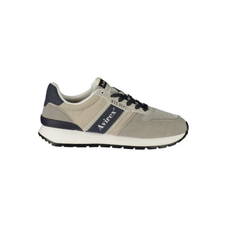 Gray Polyurethane Men's Sneaker