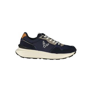 Blue Polyurethane Men's Sneaker