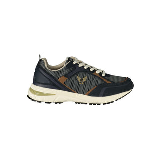 Blue Polyurethane Men's Sneaker