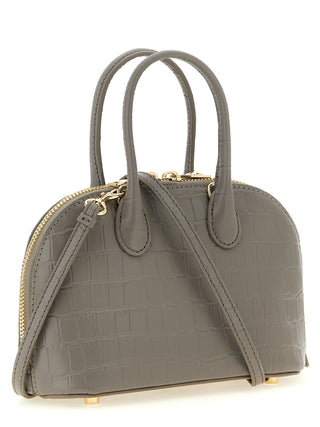 Gray Cowhide Handbag