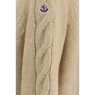 Beige Alpaca Vicugna Pacos Cardigan