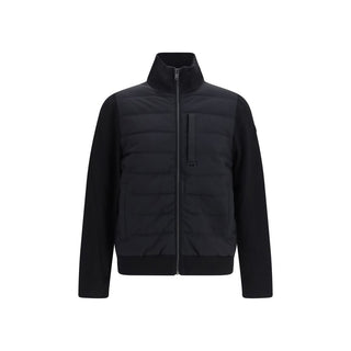Black Viscose Full-Length Jacket