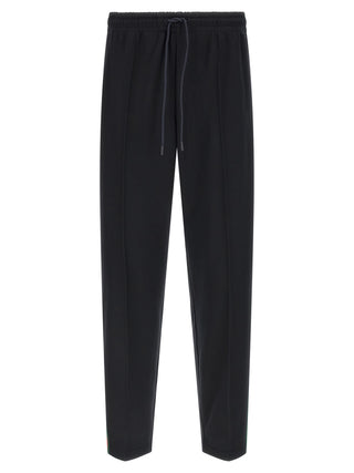 Blue Polyester Joggers (Workout Pants)