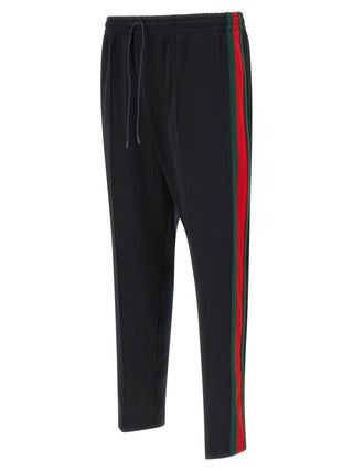 Blue Polyester Joggers (Workout Pants)