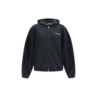 Black Cotton Sweatshirt