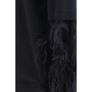 Black Cotton Sweatshirt