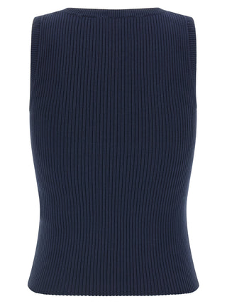 Blue Viscose Cardigan