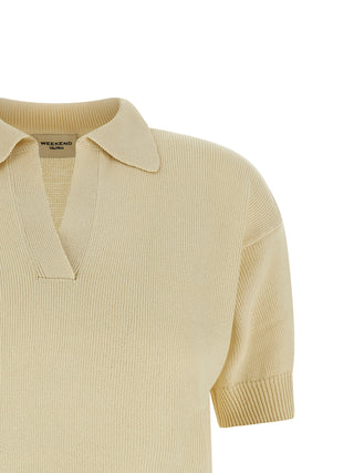 Beige Cotton Cardigan