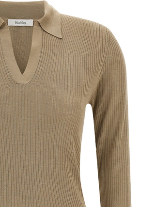 Beige Silk Cardigan