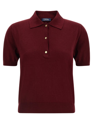 Bordeaux Cotton Polo Shirt