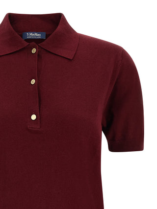 Bordeaux Cotton Polo Shirt