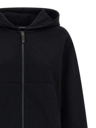 Black Cotton Sweatshirt