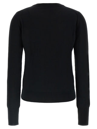 Black Virgin Wool Cardigan