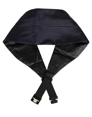 Dark Blue 100% Silk Belt Waist Cummerbund