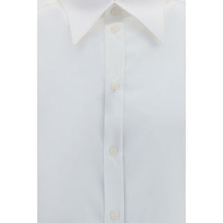 White Cotton Dress Shirt