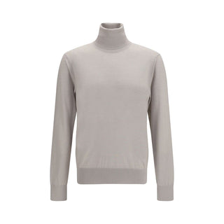 Beige Cashmere Turtleneck