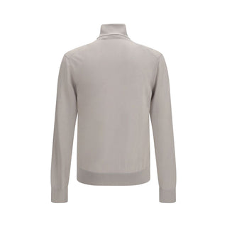 Beige Cashmere Turtleneck