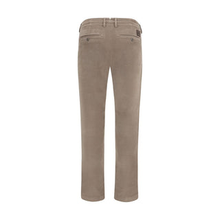Beige Cotton Chino Pants