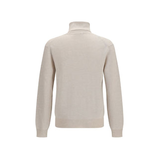 Beige Cashmere Turtleneck