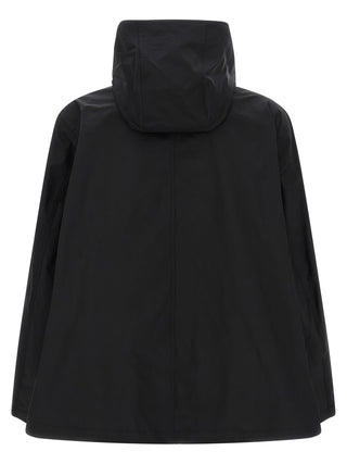 Black Polyester Parka