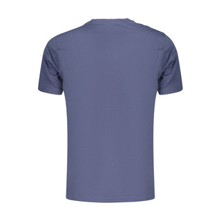 Blue Cotton Men's T-Shirt
