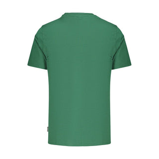 Green Cotton Men's T-Shirt