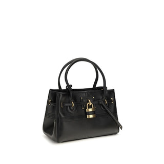 Black Buffalo Leather Handbag