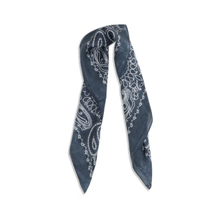 Blue Silk Scarf