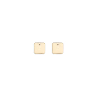 Gold Brass Earrings