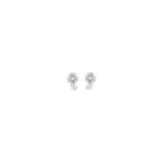 Silver Brass Earrings