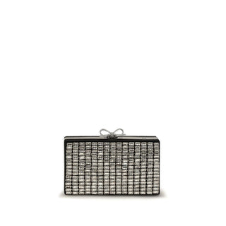 Silver Glass Clutch Bag