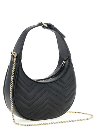 Black Calfskin Shoulder Bag