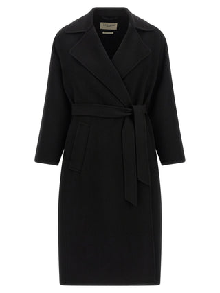 Black Virgin Wool Coat