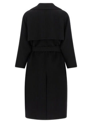 Black Virgin Wool Coat