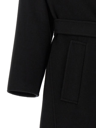 Black Virgin Wool Coat
