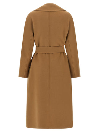 Beige Virgin Wool Coat