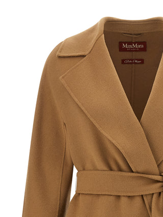 Beige Virgin Wool Coat