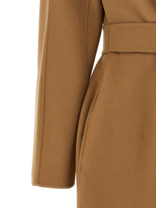 Beige Virgin Wool Coat