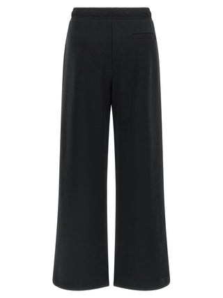 Black Cotton Casual Pants