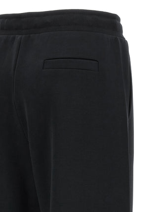 Black Cotton Casual Pants