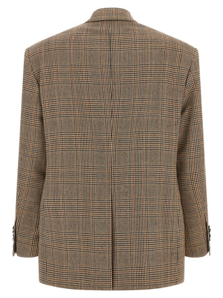 Brown Polyester Blazer
