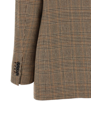Brown Polyester Blazer