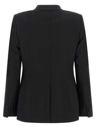 Black Polyester Blazer
