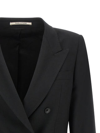 Black Polyester Blazer