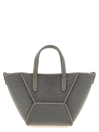 Gray Calfskin Handbag