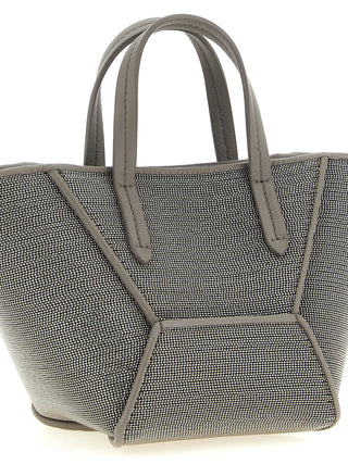 Gray Calfskin Handbag